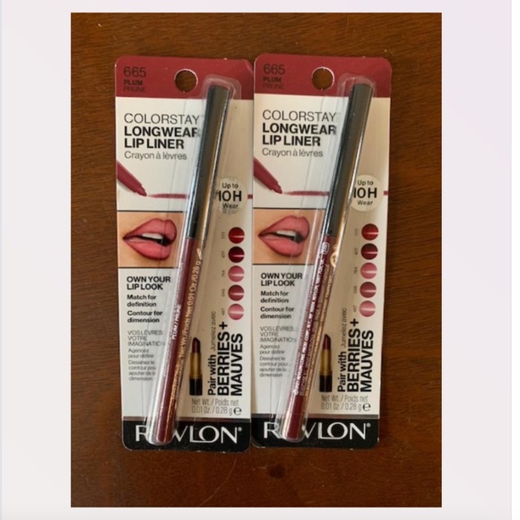 Revlon Makeup Revlon Colorstay Lip Liner Plum 2 Pack New Poshmark